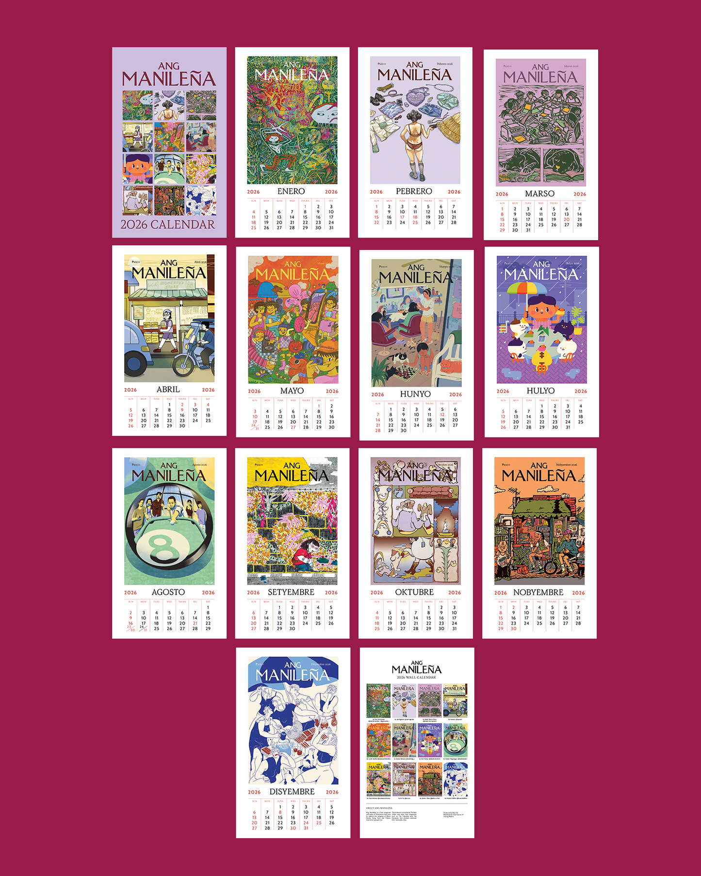 2026 Wall Calendar